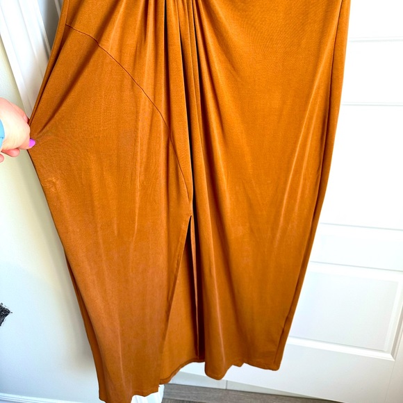 Perfect Fall Toned Wrap Dress - Picture 8 of 14